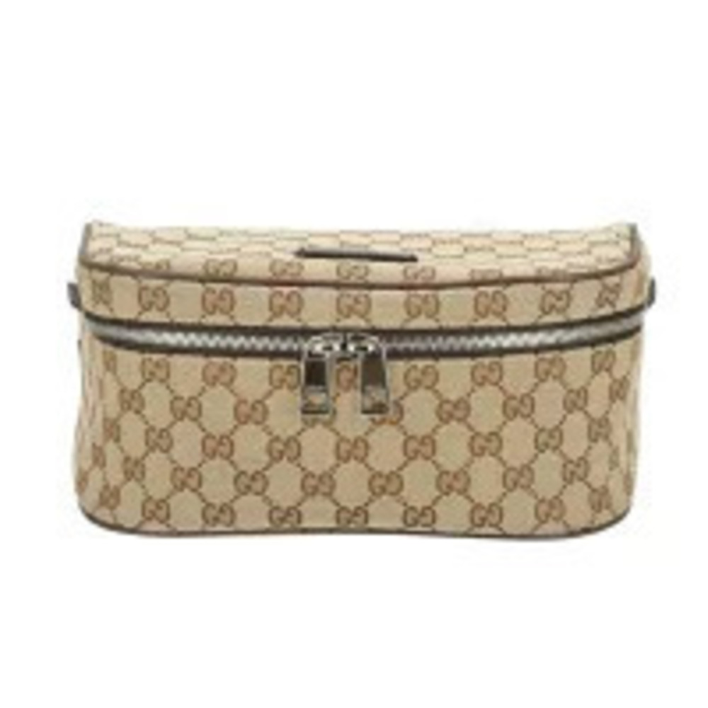 Gucci GG Canvas Waist Bag Tan